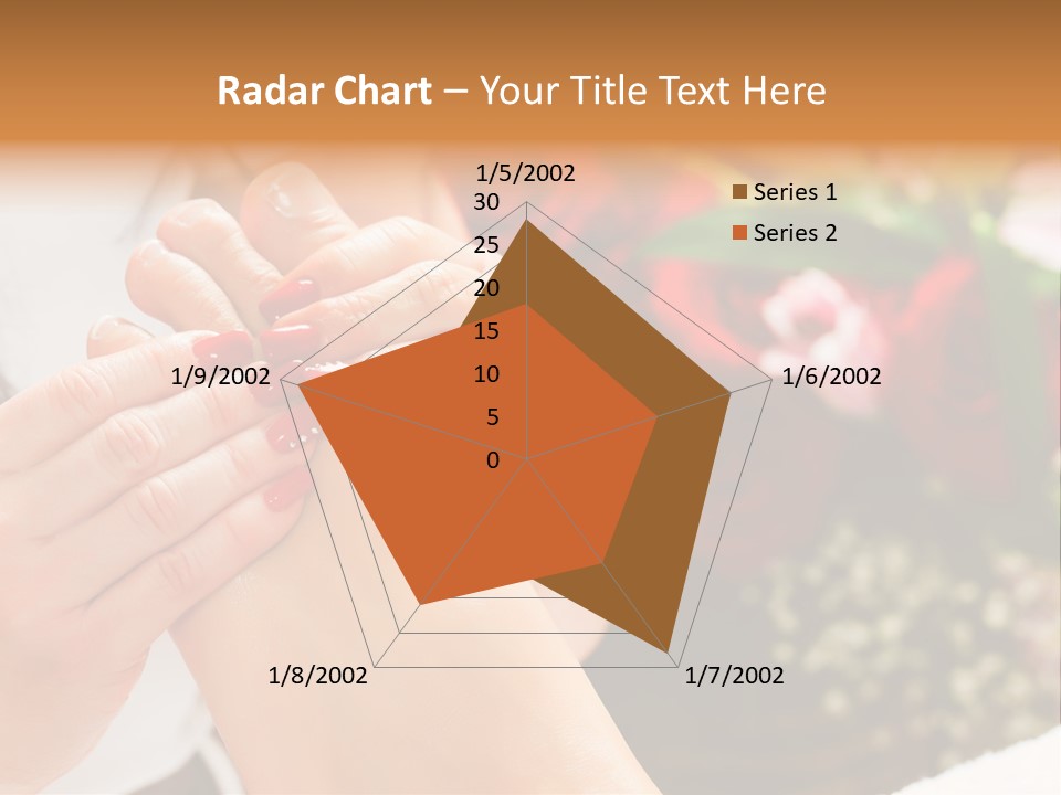 Reflexology Beauty Rose PowerPoint Template