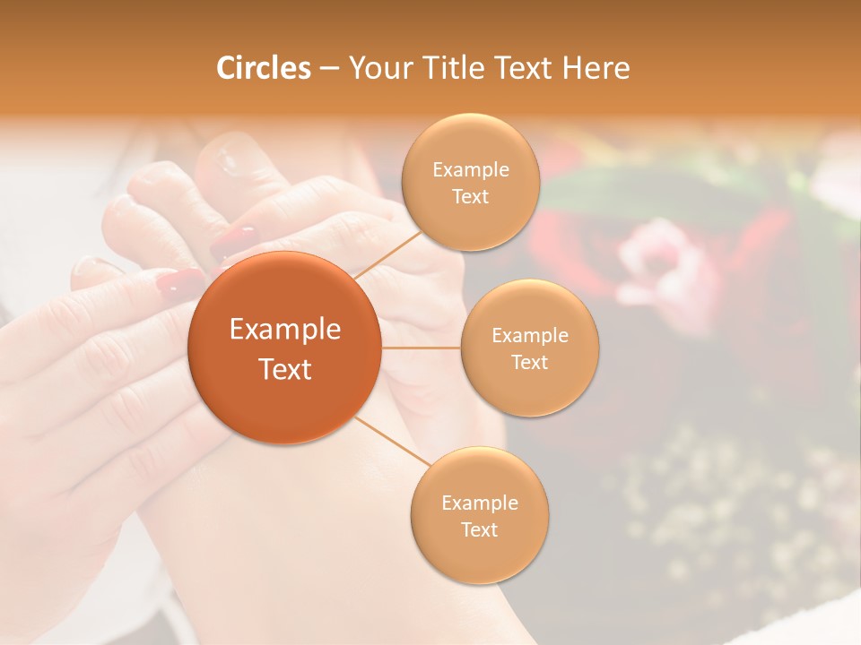 Reflexology Beauty Rose PowerPoint Template