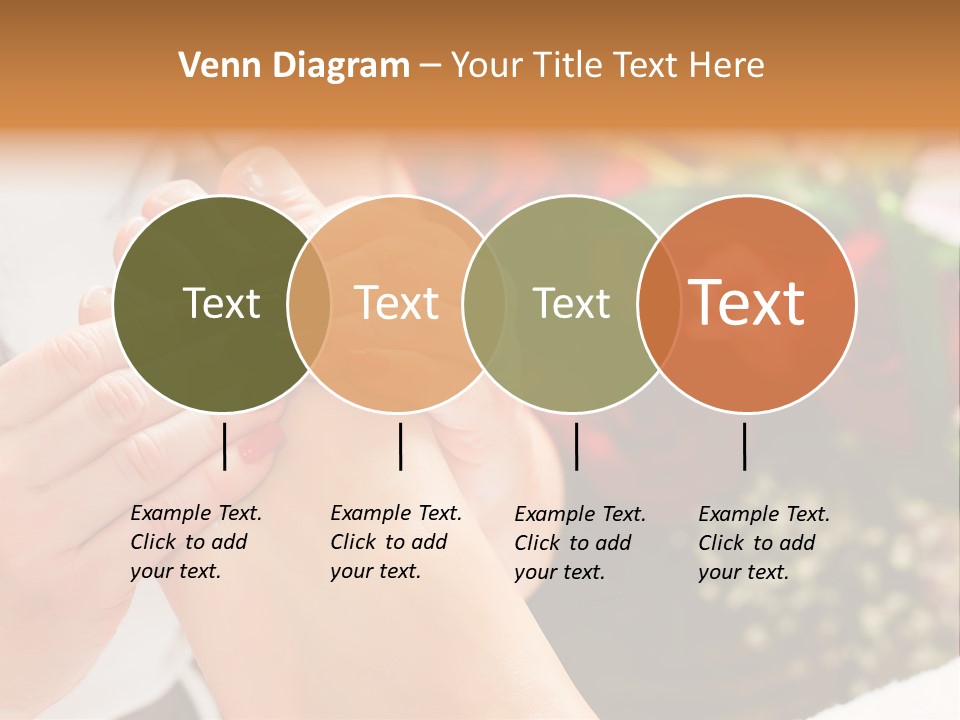 Reflexology Beauty Rose PowerPoint Template