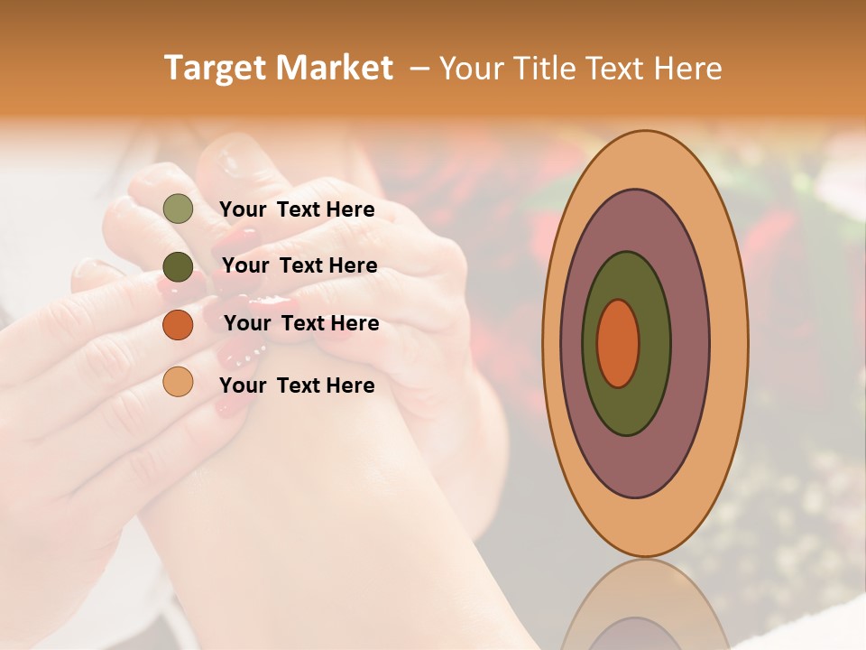 Reflexology Beauty Rose PowerPoint Template