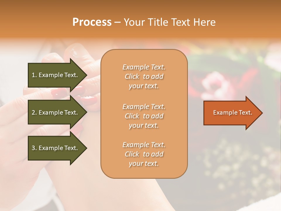 Reflexology Beauty Rose PowerPoint Template