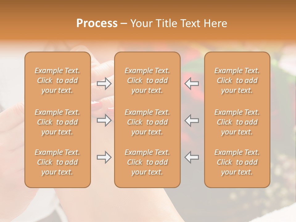 Reflexology Beauty Rose PowerPoint Template