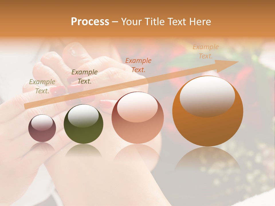 Reflexology Beauty Rose PowerPoint Template
