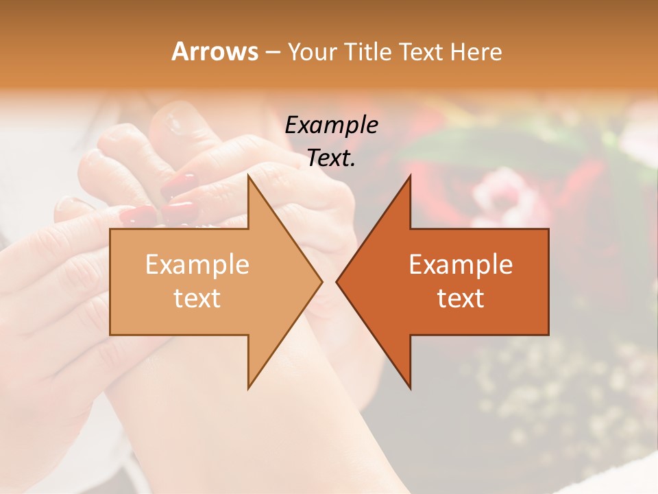 Reflexology Beauty Rose PowerPoint Template