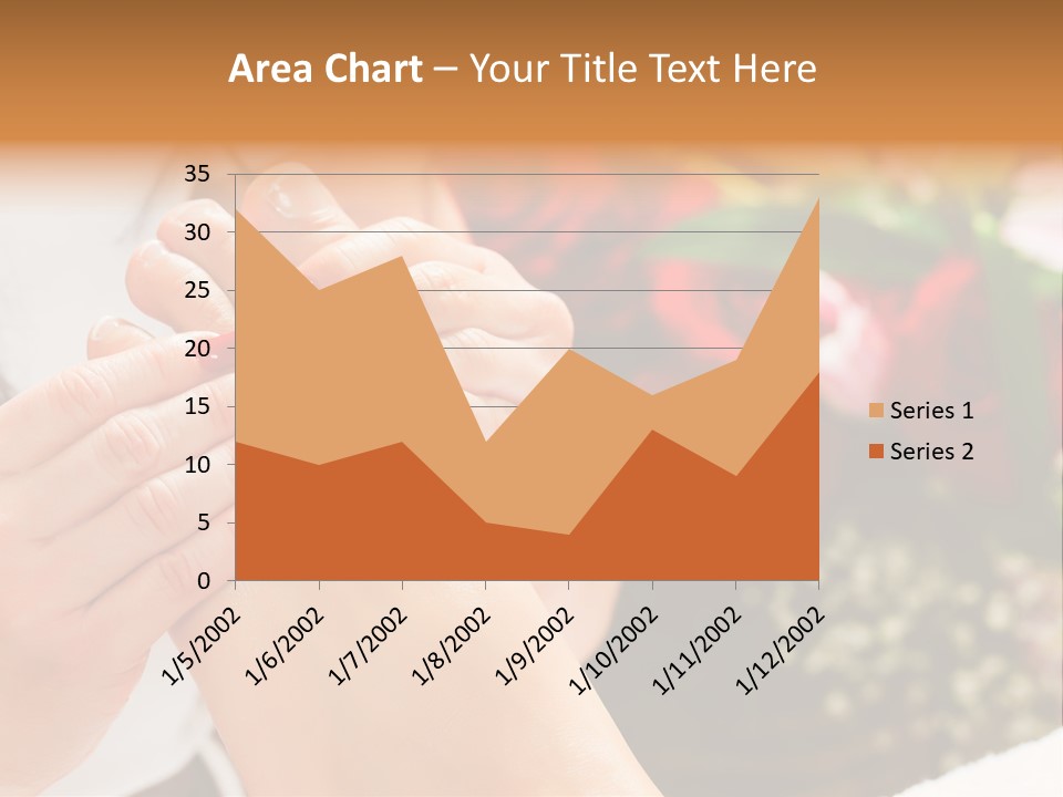 Reflexology Beauty Rose PowerPoint Template