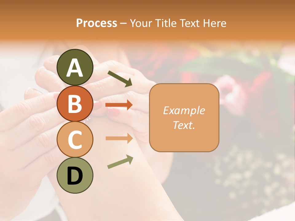 Reflexology Beauty Rose PowerPoint Template