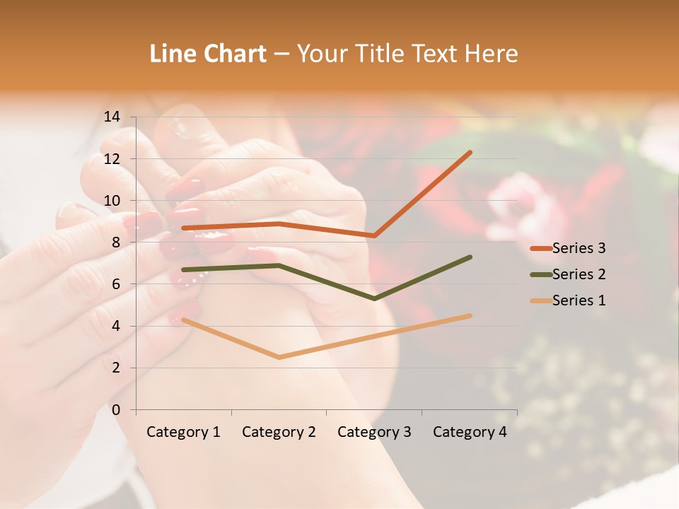 Reflexology Beauty Rose PowerPoint Template