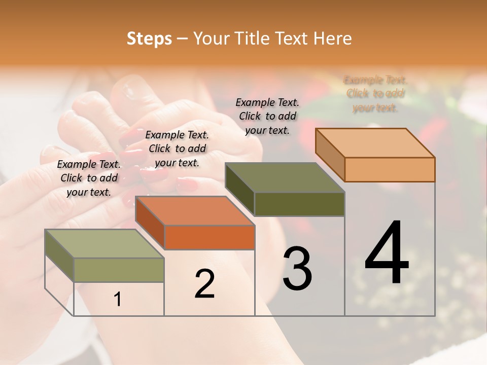 Reflexology Beauty Rose PowerPoint Template