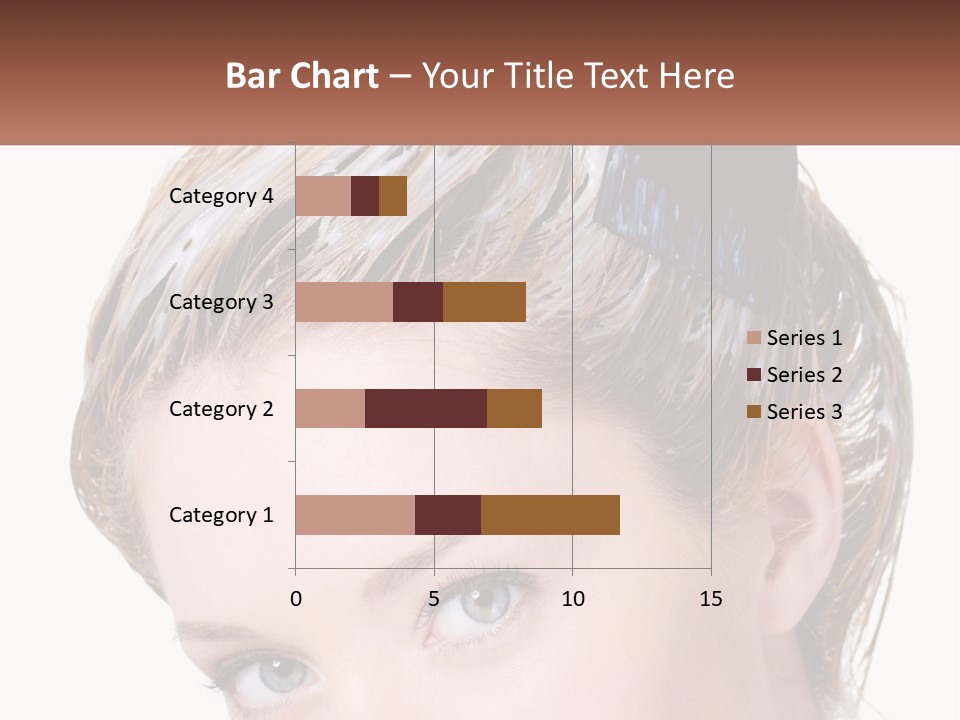 Woman Hair Dying PowerPoint Template