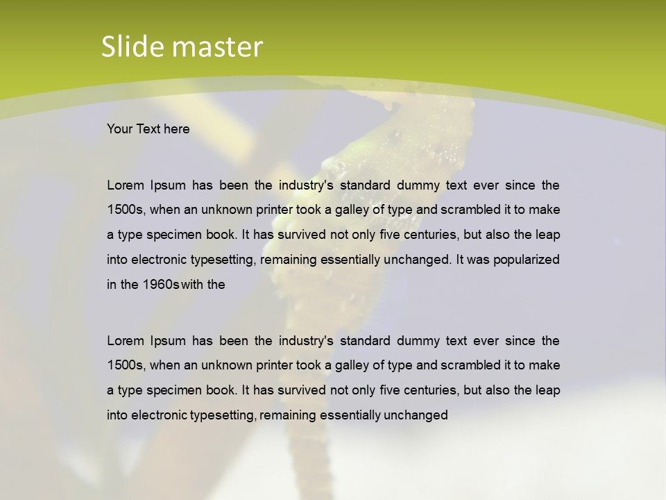 Creature Specie Weed PowerPoint Template