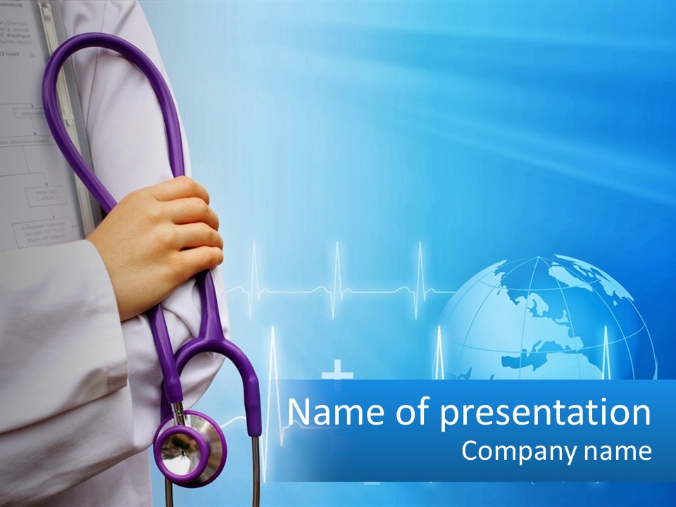 Assistance Earth Medical PowerPoint Template