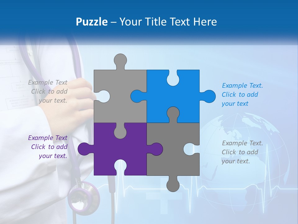 Assistance Earth Medical PowerPoint Template