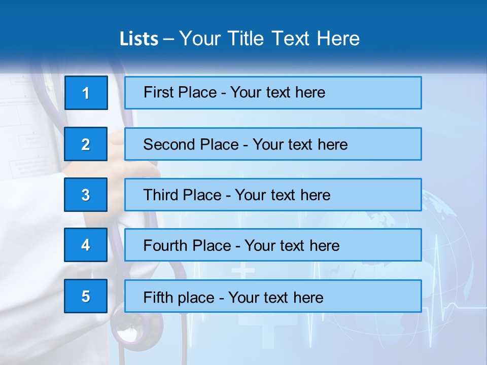Assistance Earth Medical PowerPoint Template