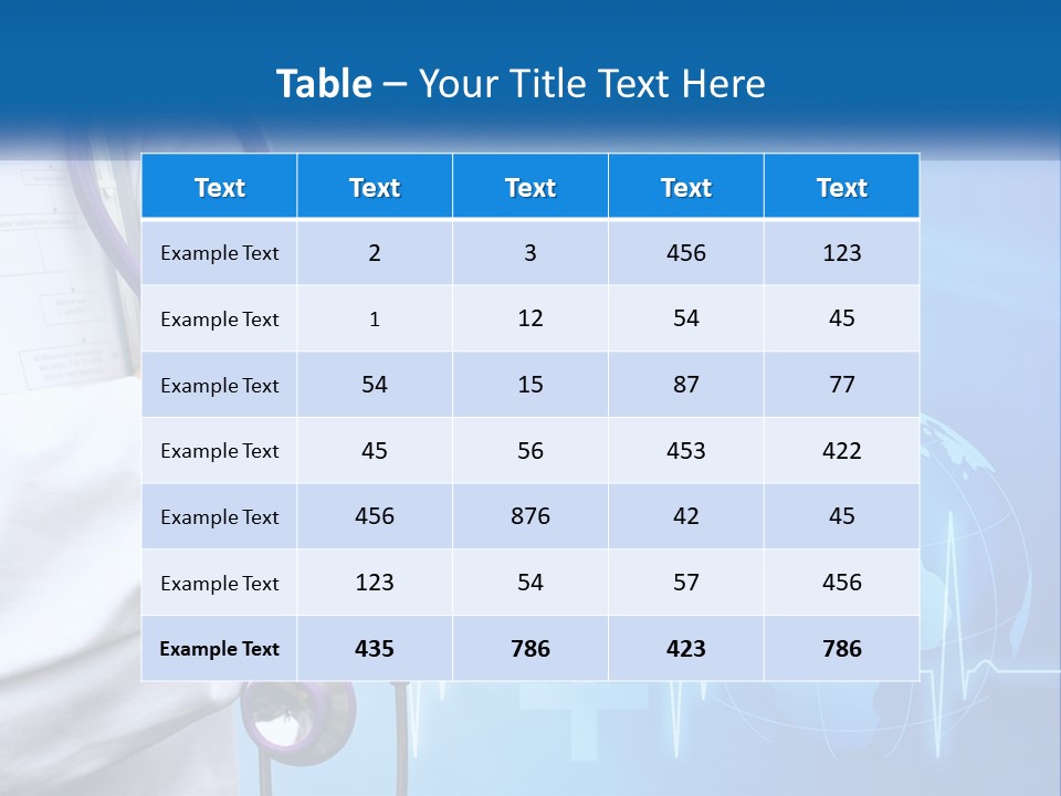 Assistance Earth Medical PowerPoint Template