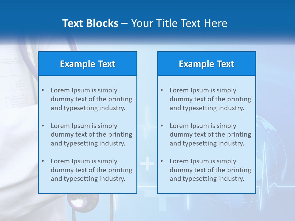 Assistance Earth Medical PowerPoint Template