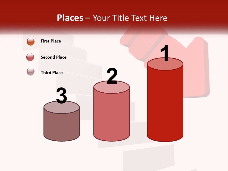 Down Computer Generated Descend PowerPoint Template