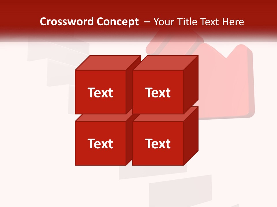 Down Computer Generated Descend PowerPoint Template