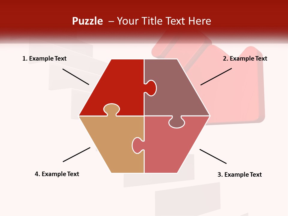 Down Computer Generated Descend PowerPoint Template