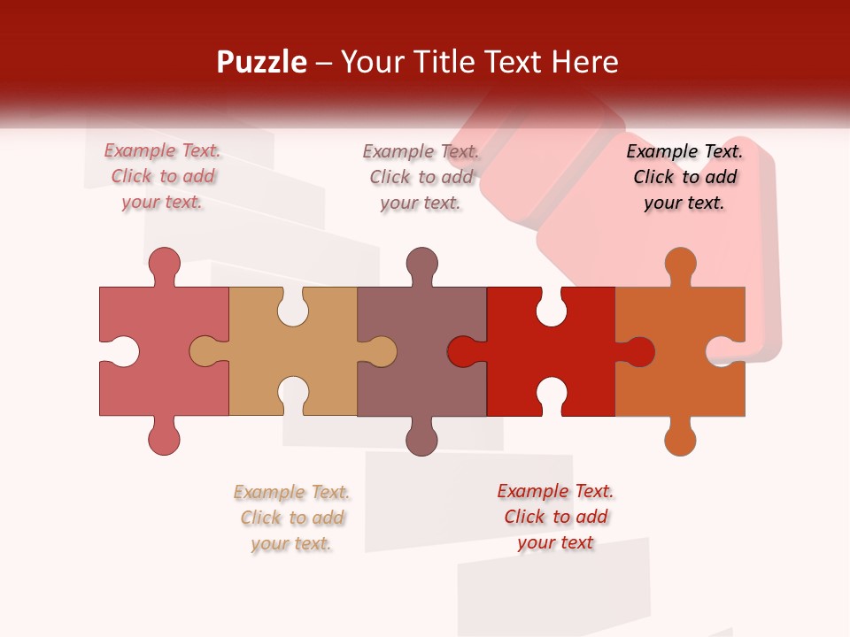 Down Computer Generated Descend PowerPoint Template