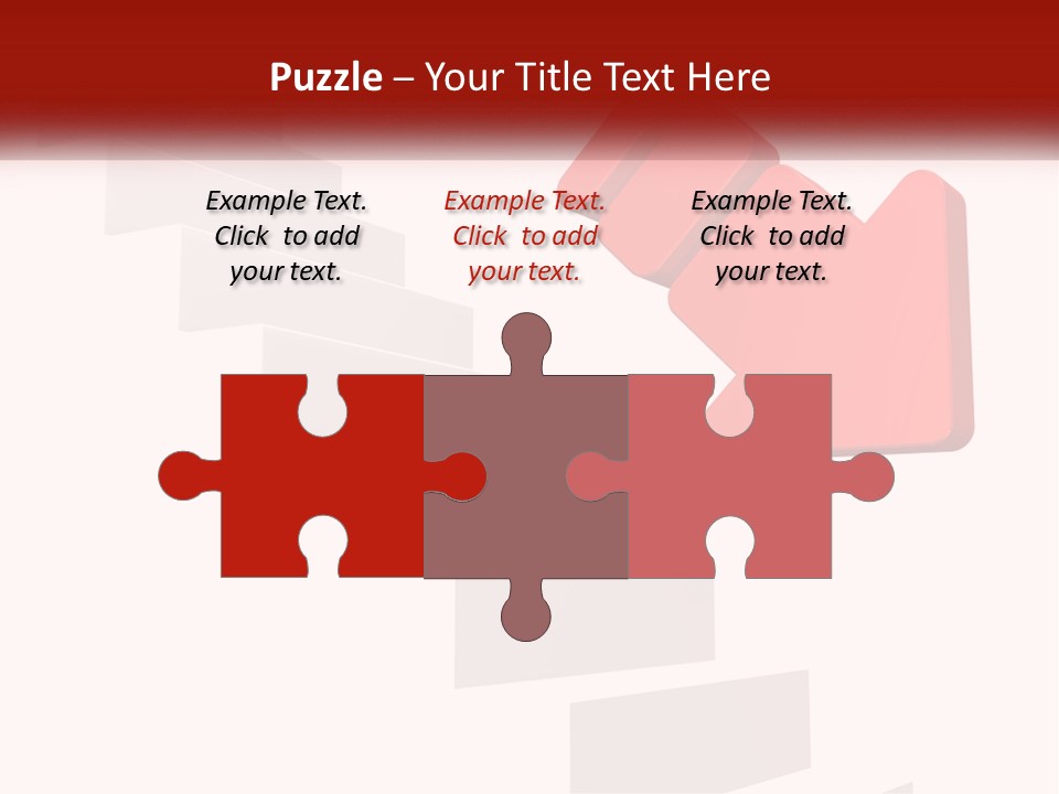 Down Computer Generated Descend PowerPoint Template