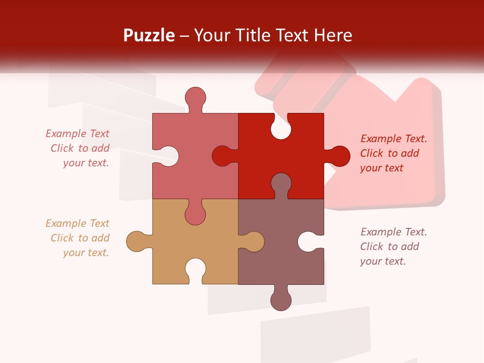 Down Computer Generated Descend PowerPoint Template