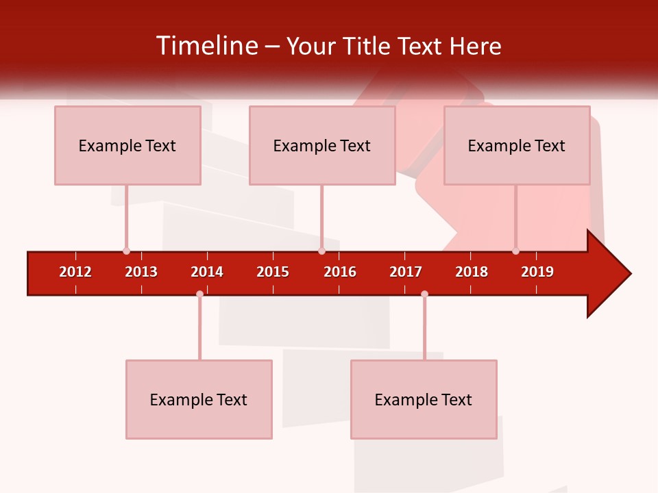 Down Computer Generated Descend PowerPoint Template
