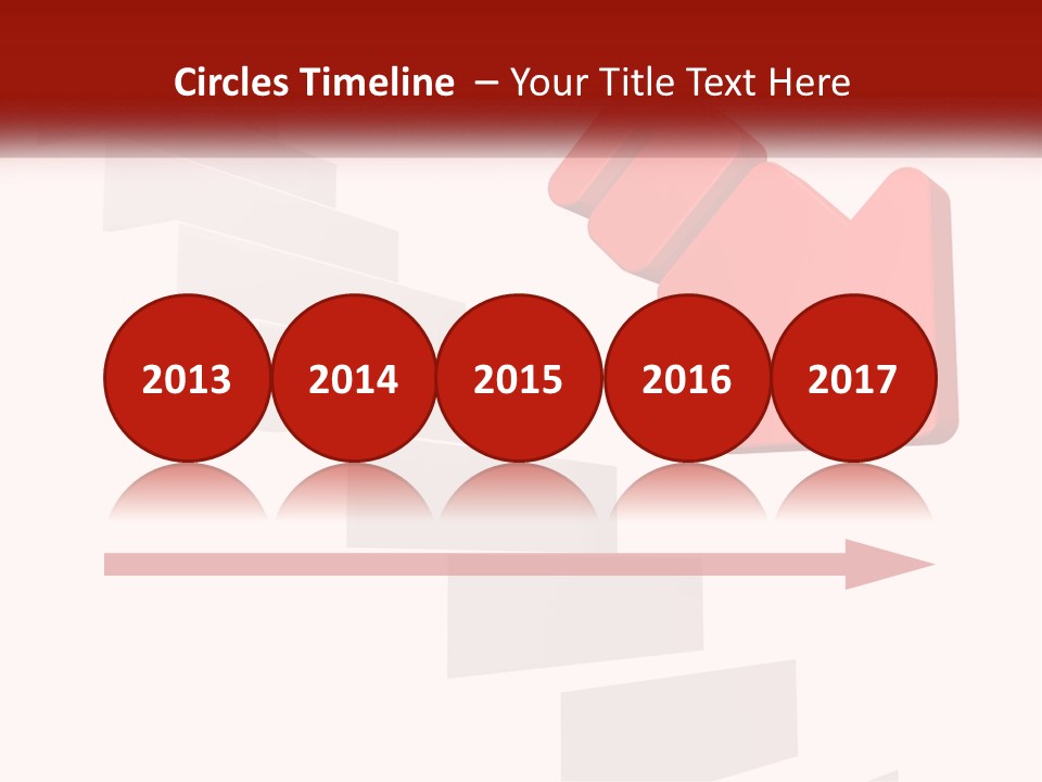 Down Computer Generated Descend PowerPoint Template