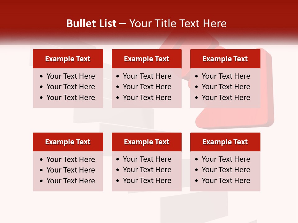 Down Computer Generated Descend PowerPoint Template