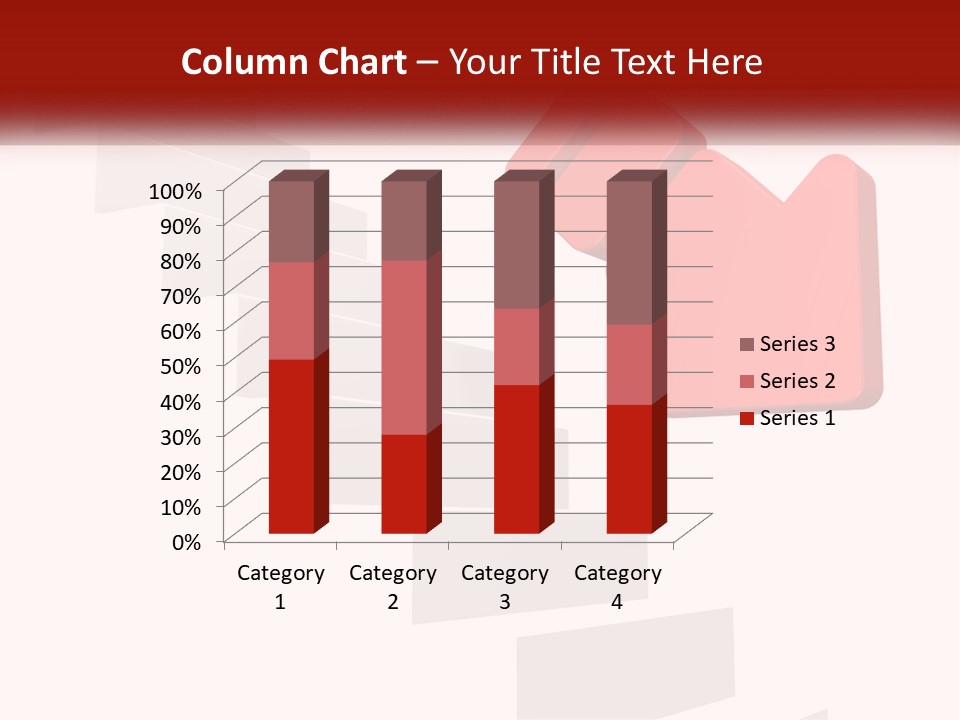 Down Computer Generated Descend PowerPoint Template