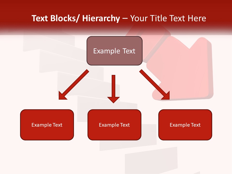 Down Computer Generated Descend PowerPoint Template