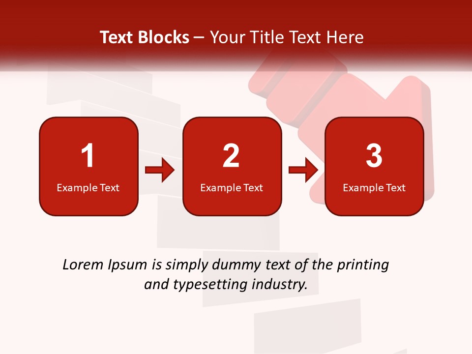 Down Computer Generated Descend PowerPoint Template