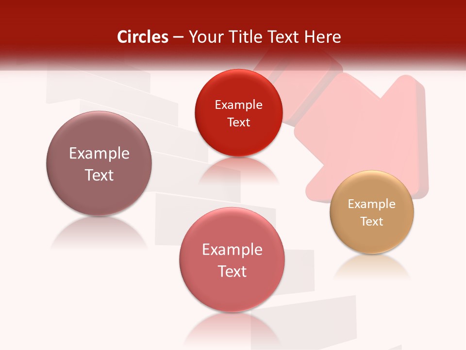 Down Computer Generated Descend PowerPoint Template