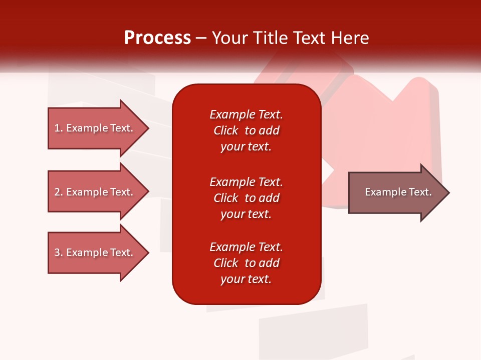 Down Computer Generated Descend PowerPoint Template