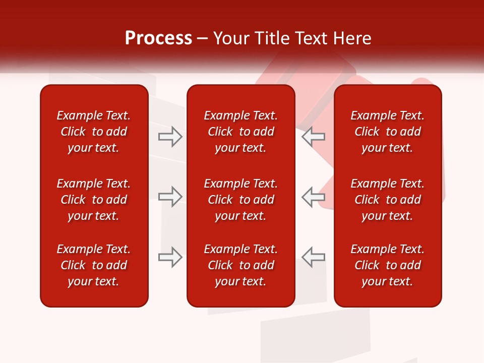 Down Computer Generated Descend PowerPoint Template