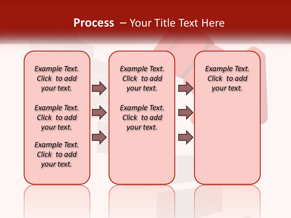 Down Computer Generated Descend PowerPoint Template