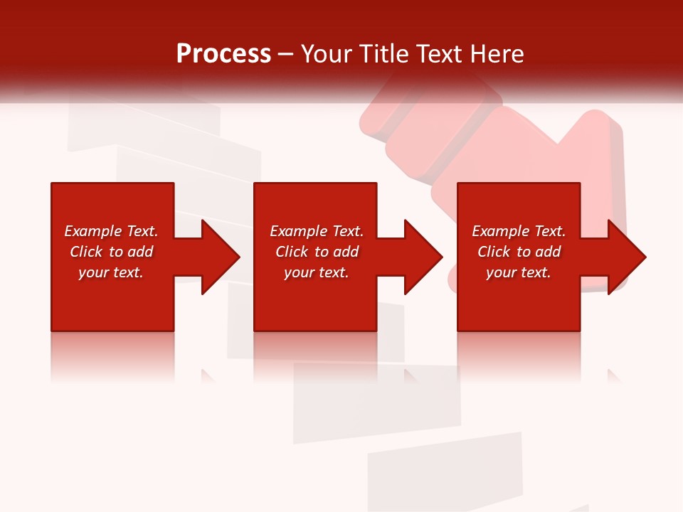 Down Computer Generated Descend PowerPoint Template