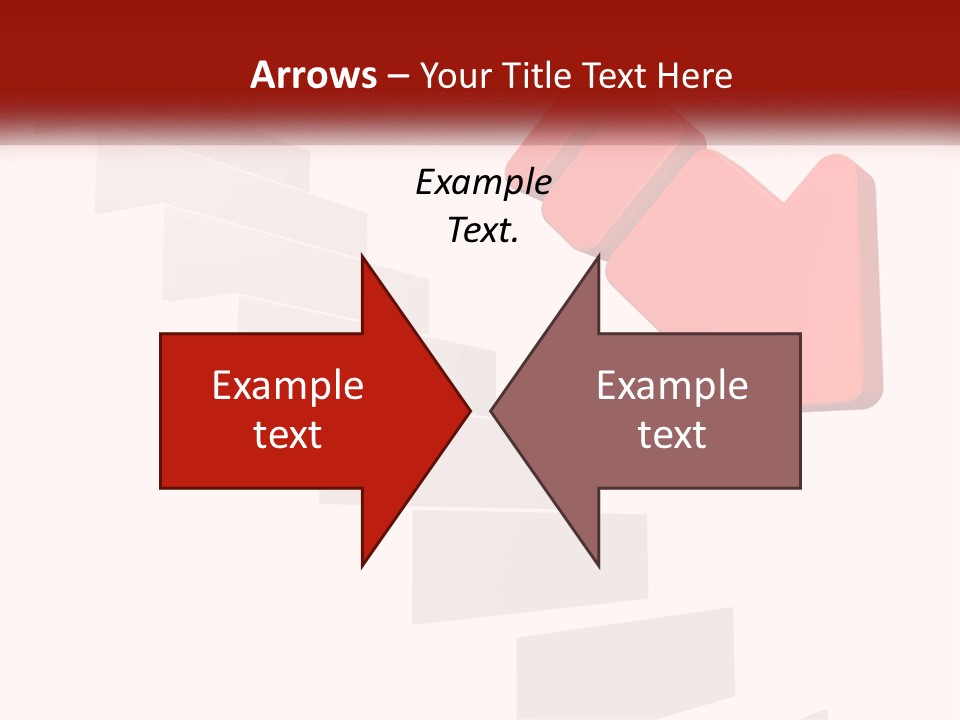 Down Computer Generated Descend PowerPoint Template