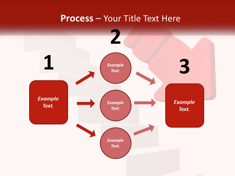 Down Computer Generated Descend PowerPoint Template