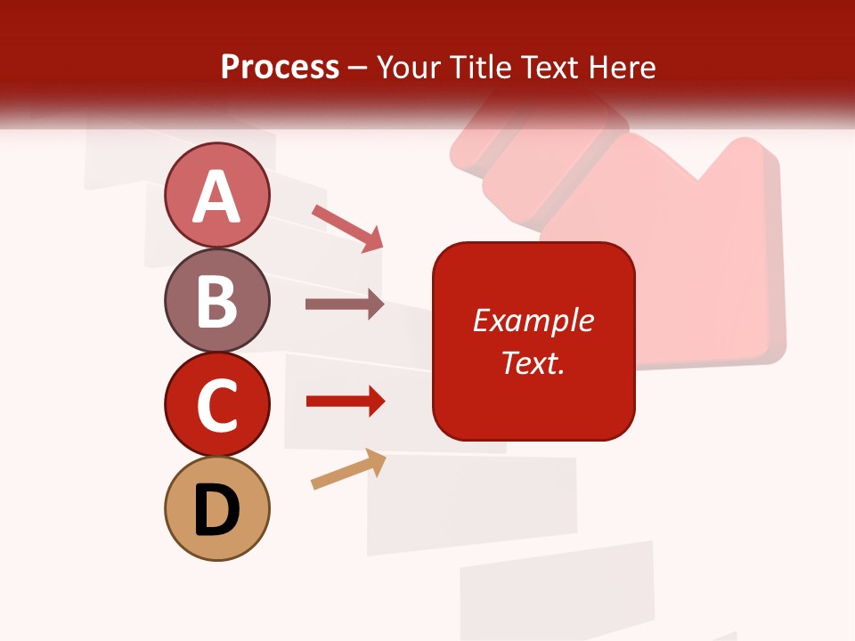 Down Computer Generated Descend PowerPoint Template