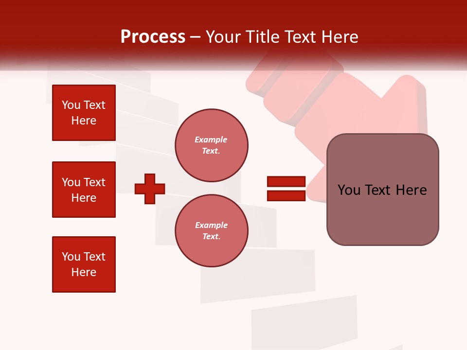 Down Computer Generated Descend PowerPoint Template