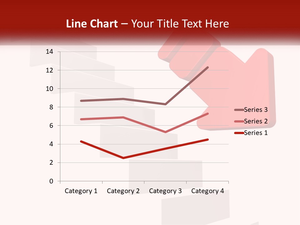 Down Computer Generated Descend PowerPoint Template