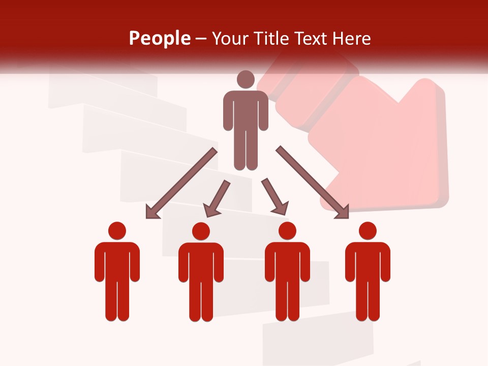 Down Computer Generated Descend PowerPoint Template