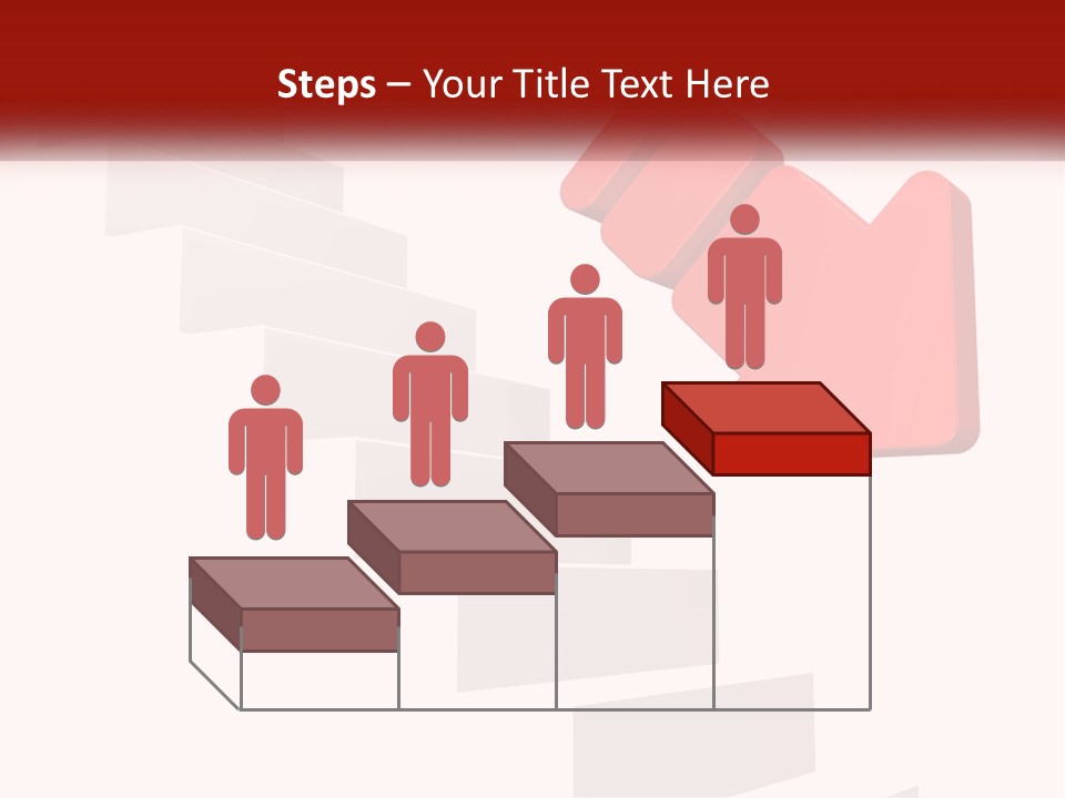 Down Computer Generated Descend PowerPoint Template