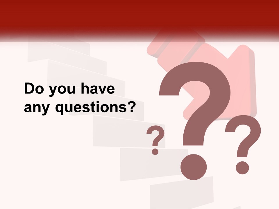 Down Computer Generated Descend PowerPoint Template