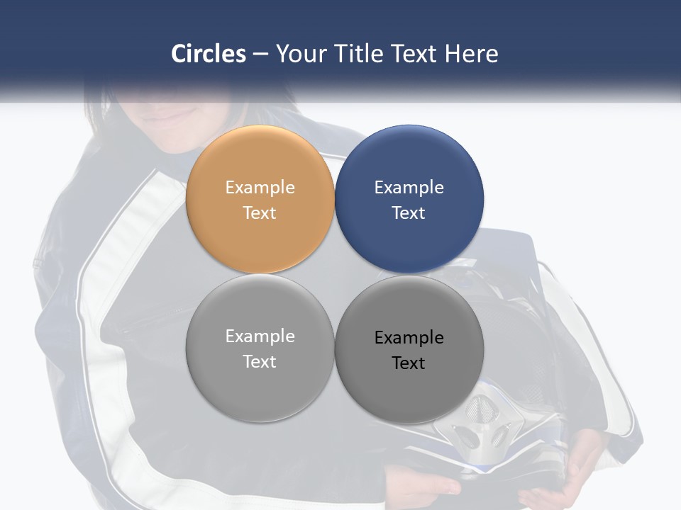 Teen Racer Hispanic PowerPoint Template