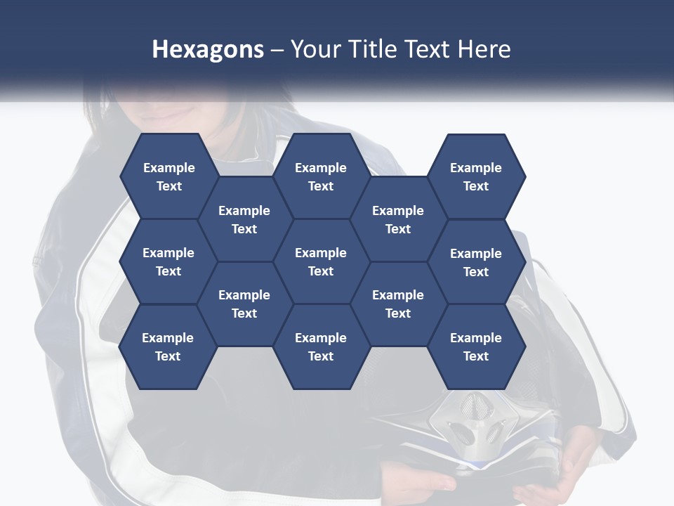 Teen Racer Hispanic PowerPoint Template