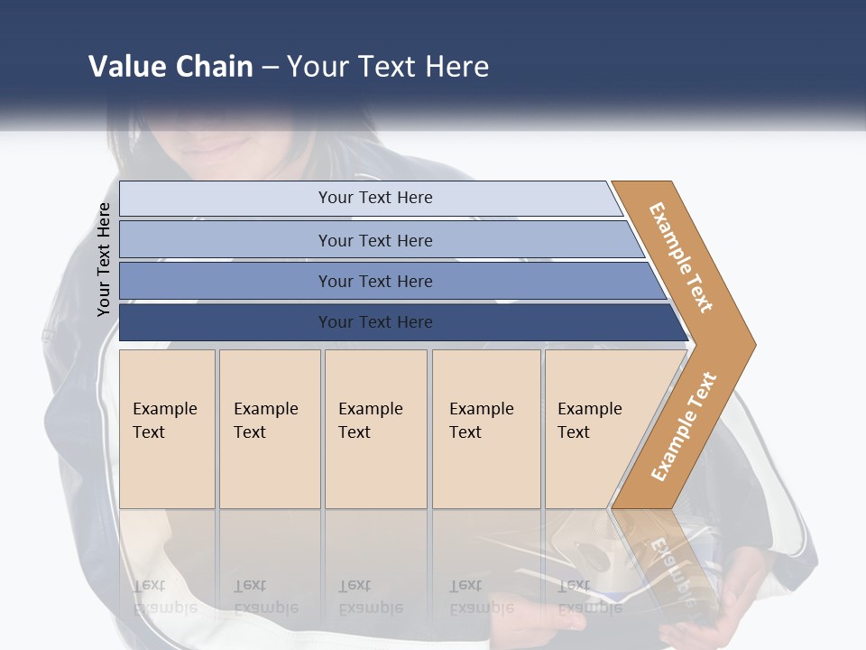 Teen Racer Hispanic PowerPoint Template