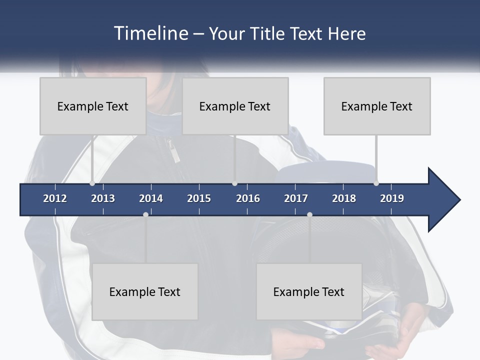Teen Racer Hispanic PowerPoint Template