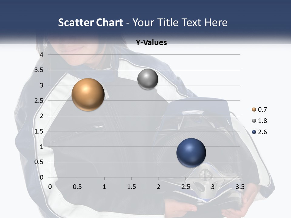 Teen Racer Hispanic PowerPoint Template