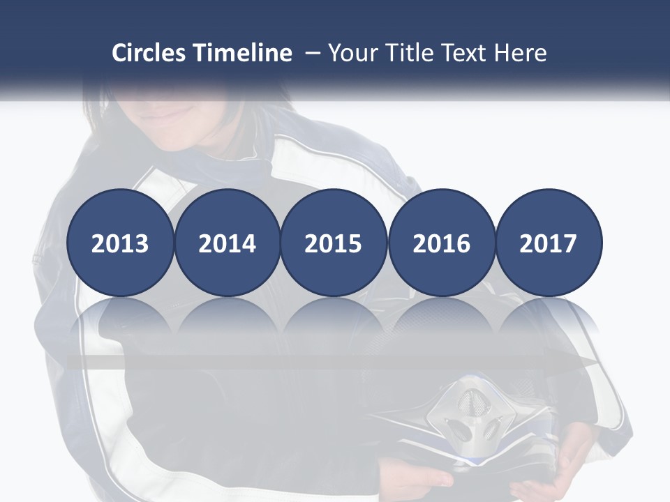 Teen Racer Hispanic PowerPoint Template